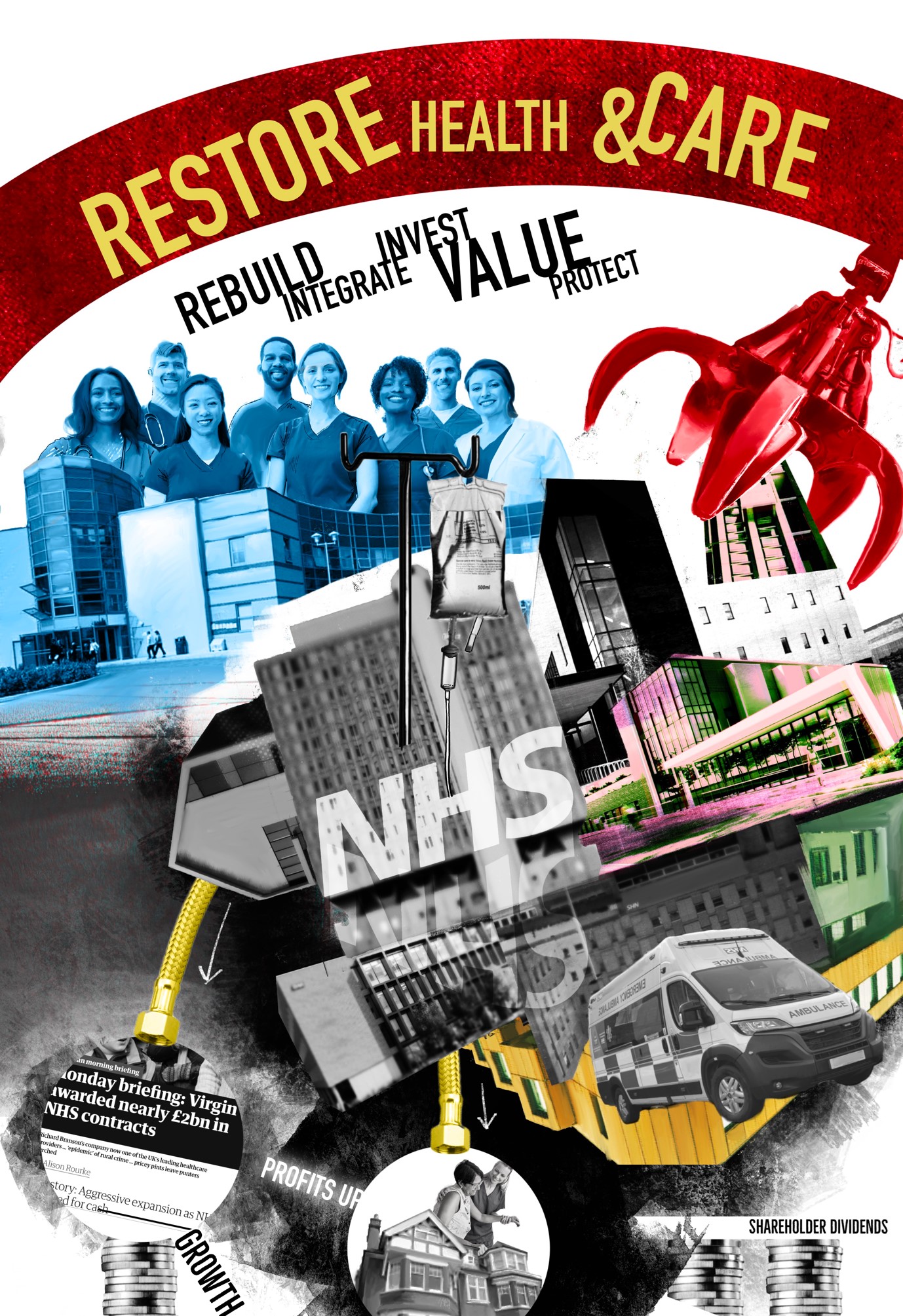A visual representation of the issues involved in Health and Social Care