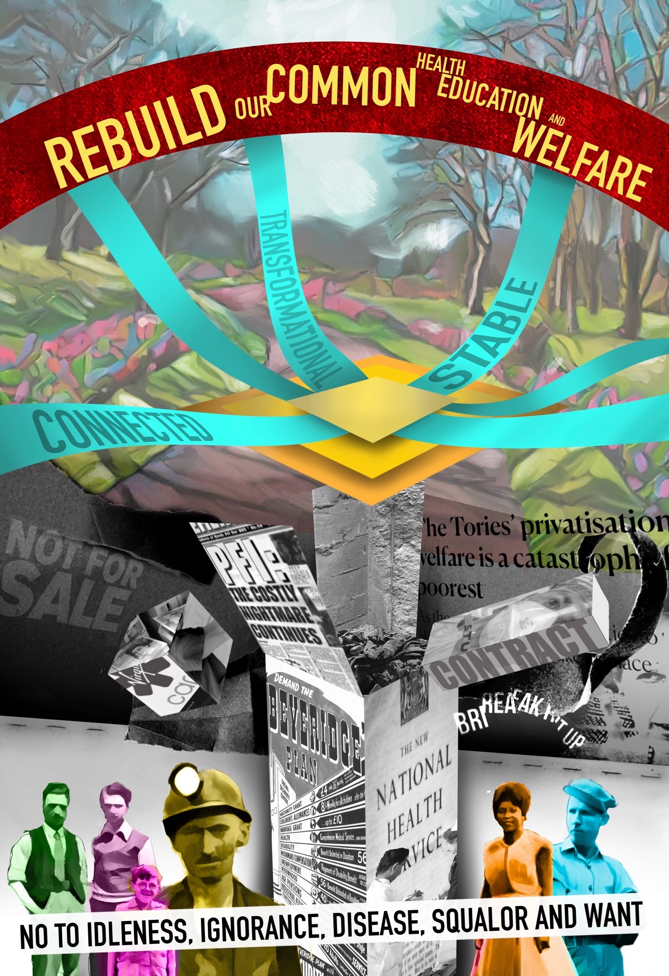 A visual representation of lessons from the original Beveridge Report